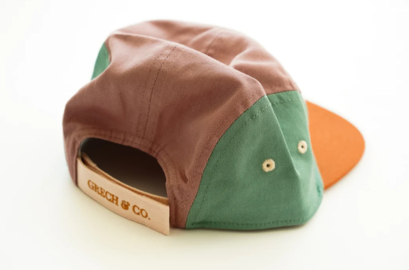 Șapca pentru copii ajustabilă cu velcro Burlwood + Shell - GRECH&CO